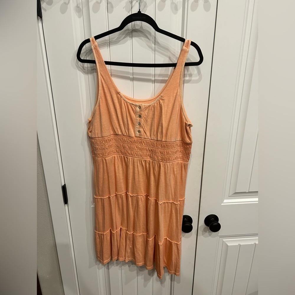 Peach mini dress, gently used